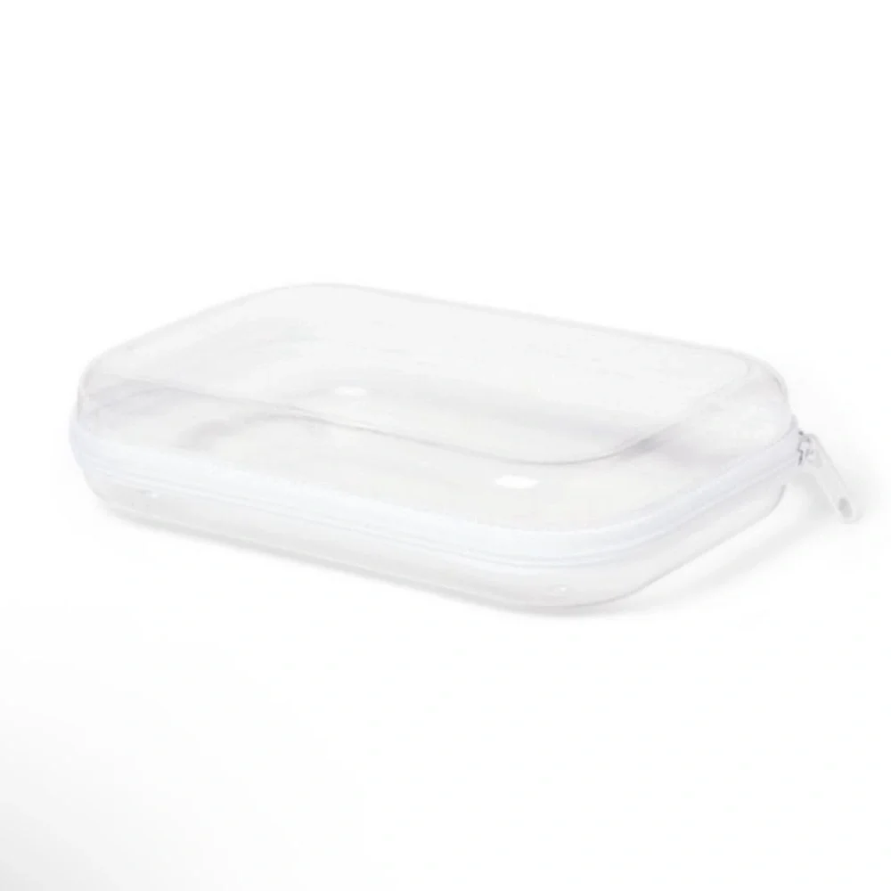 Target Up&Up Hard Sided Zipper Pencil Case Clear Box Container Storage Organizer